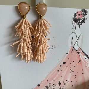 Stella & Dot Blush Riva 2-in-1 Earrings